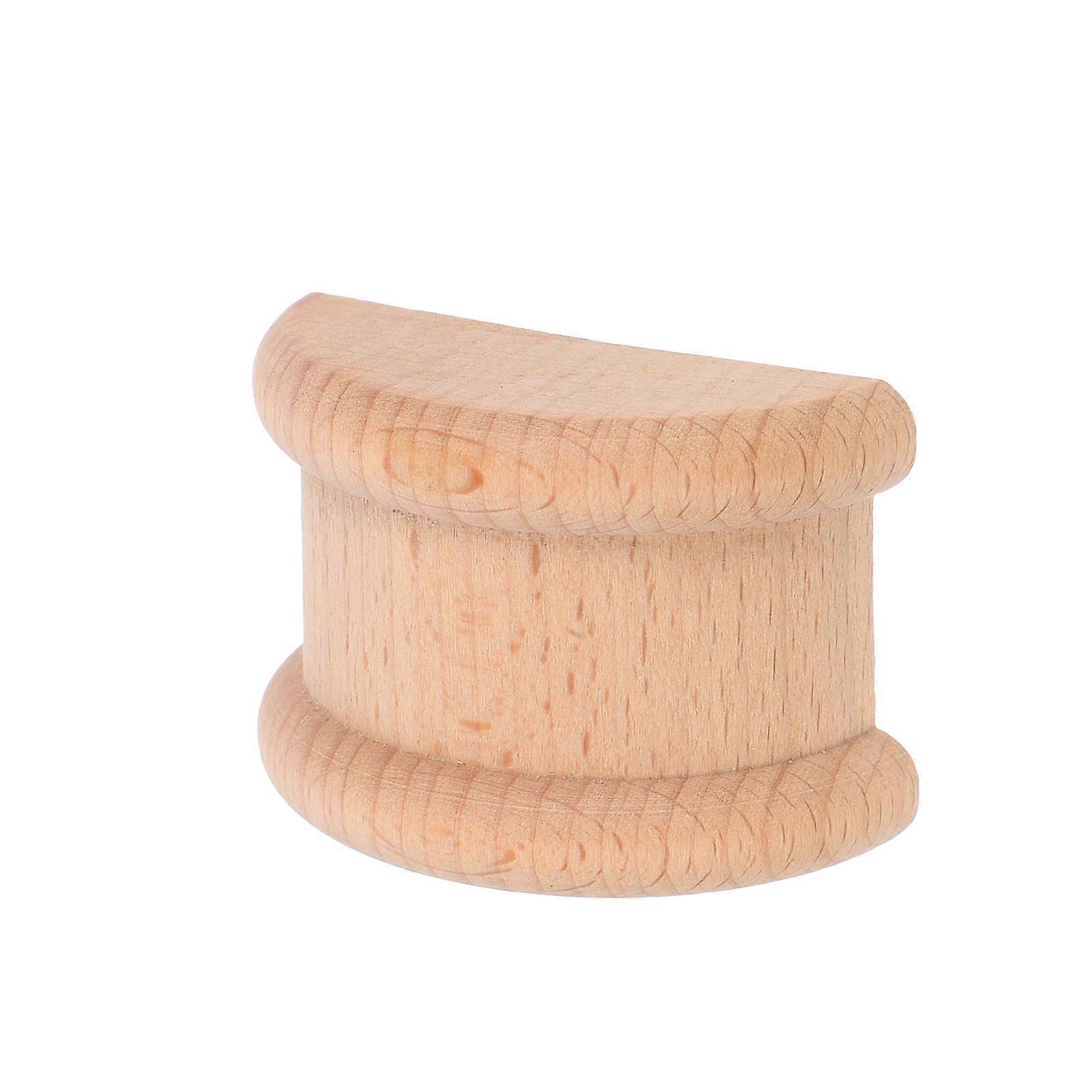 Decorative Wood Craft Spindle For Restaurant Interior Decoration 5.50X4.00X2.50CM Minimalist Design 1Pack