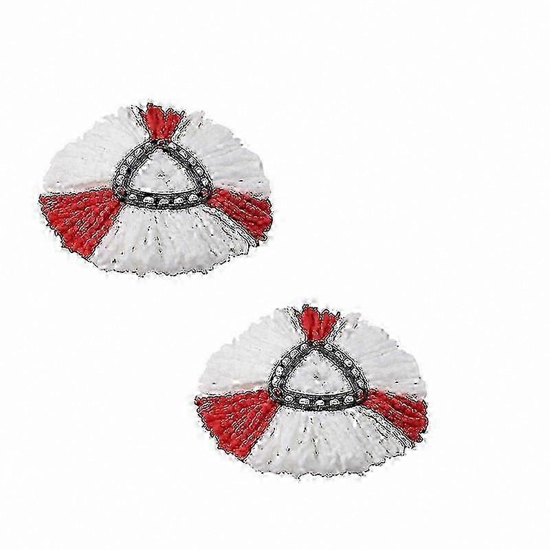Replacement Mop Heads and Accessories for Floor Cleaning, 2 Pack Swivel Mop Attachments
