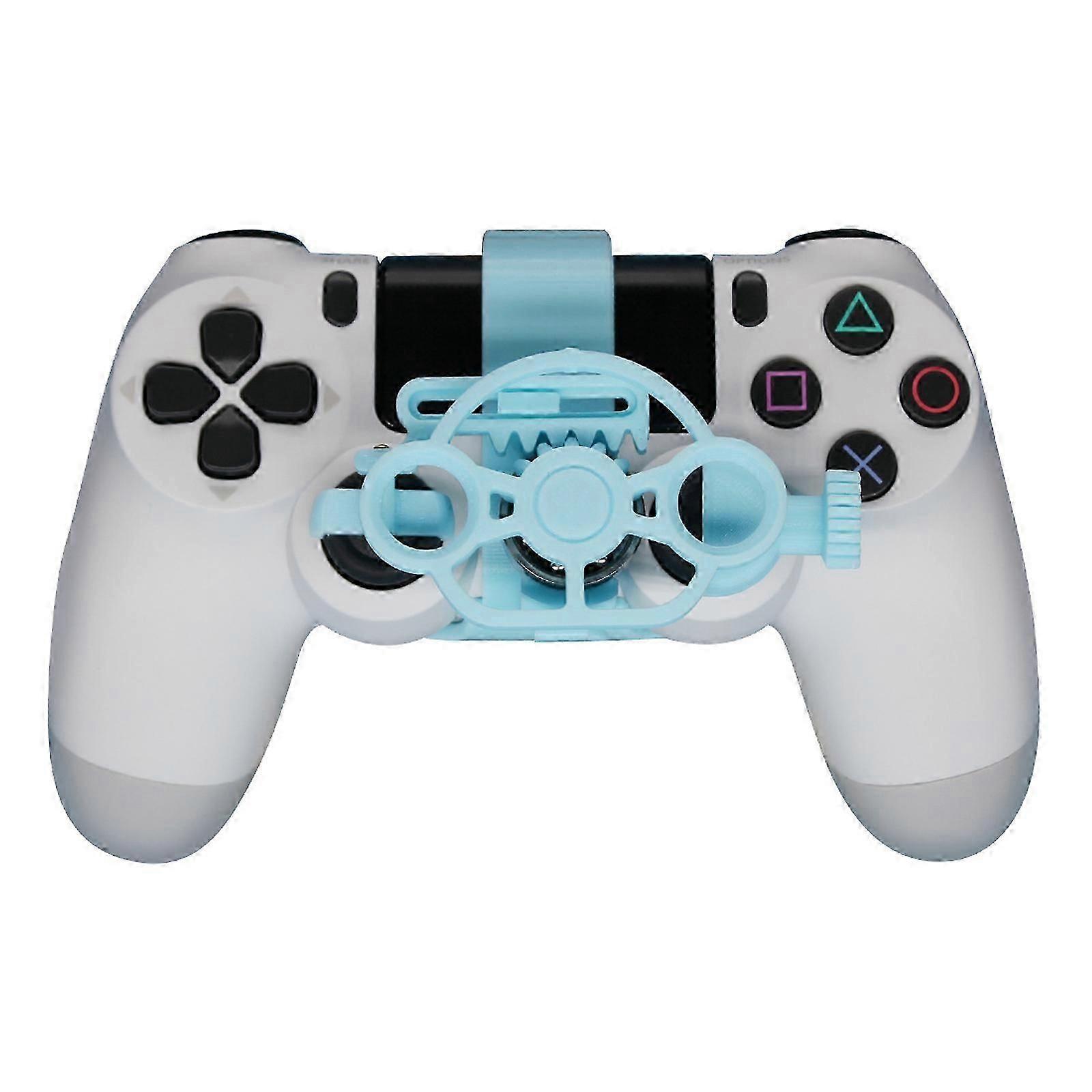 Controller Mini Steering Wheel For PS4 Game Controller, Racing Games Mini Steering 3D printing Wheel Auxiliary Controller