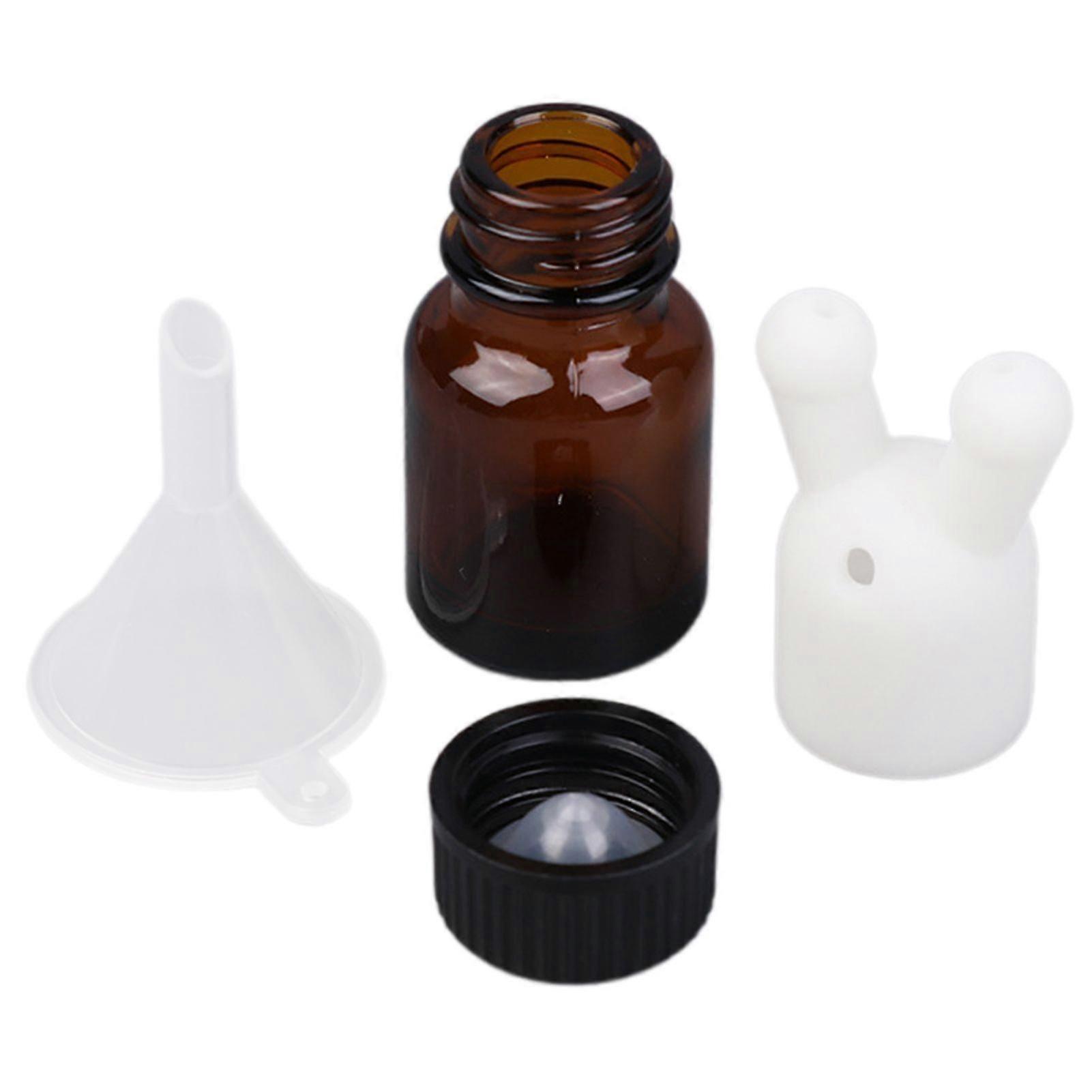 Double Hole Nasal Inhaler Set with Refillable Bottles Portable Aromas Diffuser for Home Travel Aromatherapy