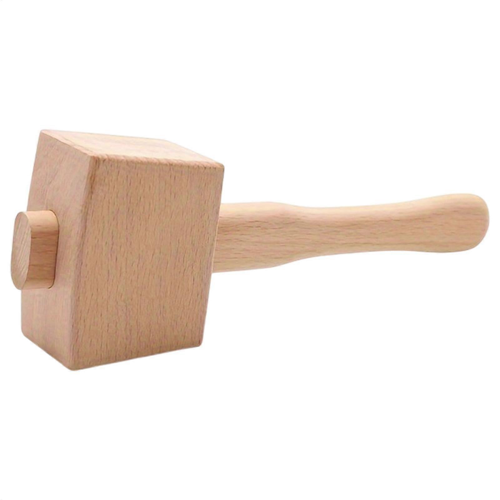 Wood Hammer, Multifunctional Carpentry Mallet, Portable Woodworking Tool for Object Installation, Chiseling, and Crafting