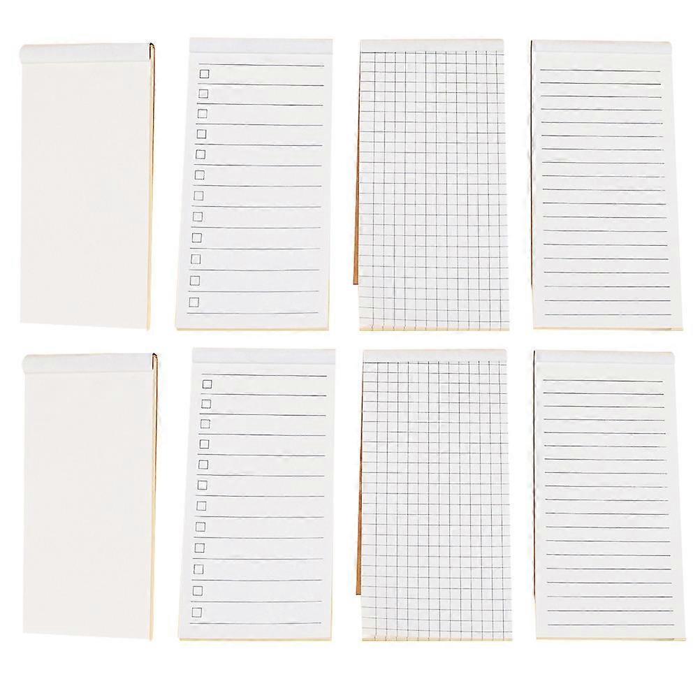 White Message Pads for Students with Smooth Writing Experience 8 Pcs Memo Notepads for Home Office