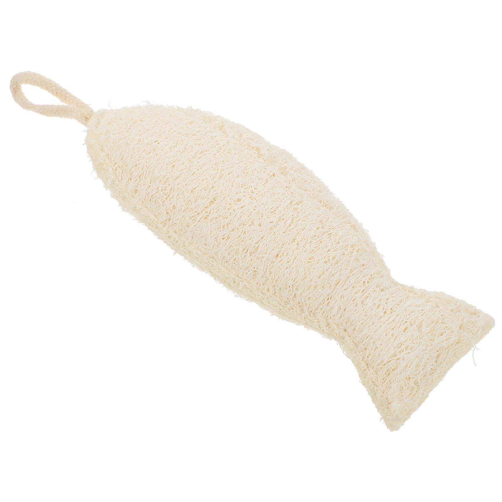 Back Exfoliator Towel For Shower Time Made With Loofah Suitable For Adults 1 Pc