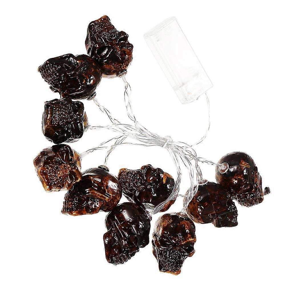 Halloween String Lights For Halloween Party Decor With Creative Design And Coffee Color 1 Set