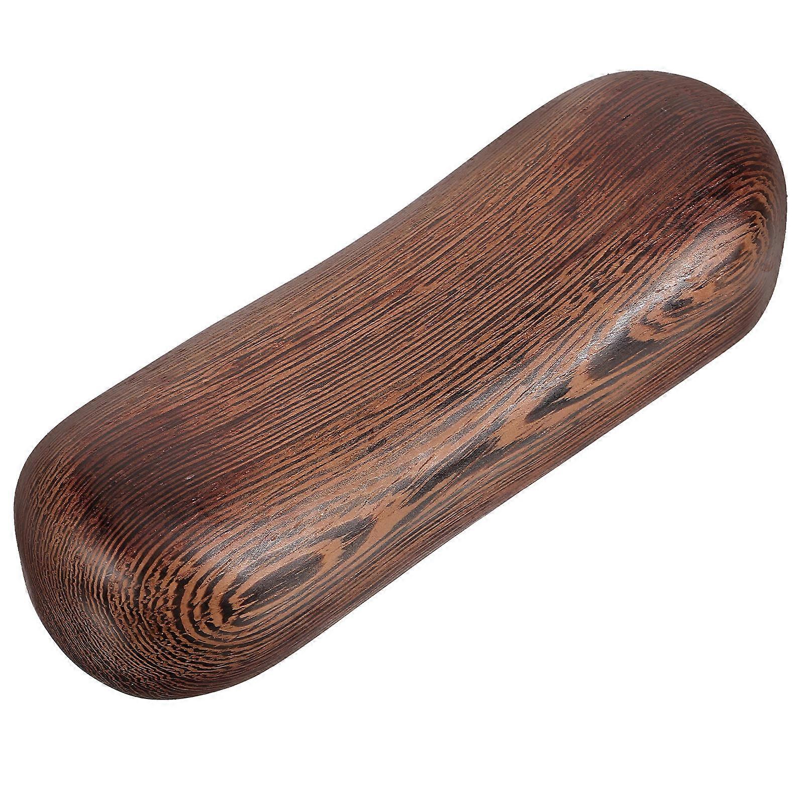 Professional Pulse Pillow for Daily Use Comfortable Wood Hand Accessory Small Size Light Brown