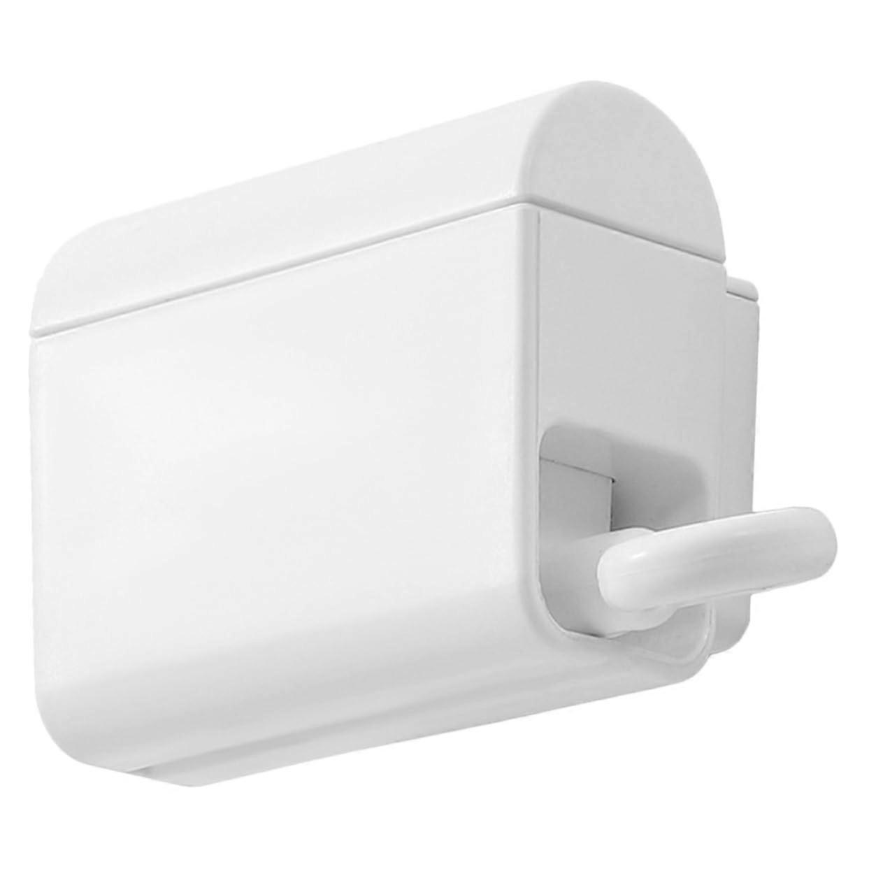 Wallmounted toothpaste dispenser, manual toothpaste extruder made of sturdy plastic, detachable squeezer for bathroom, easy to use and practical.