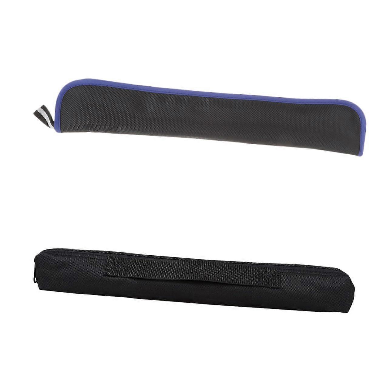 2pcs Portable Oxford Fabric Recorder Bag for Flute Instruments - Music Storage Organizer for Musicians