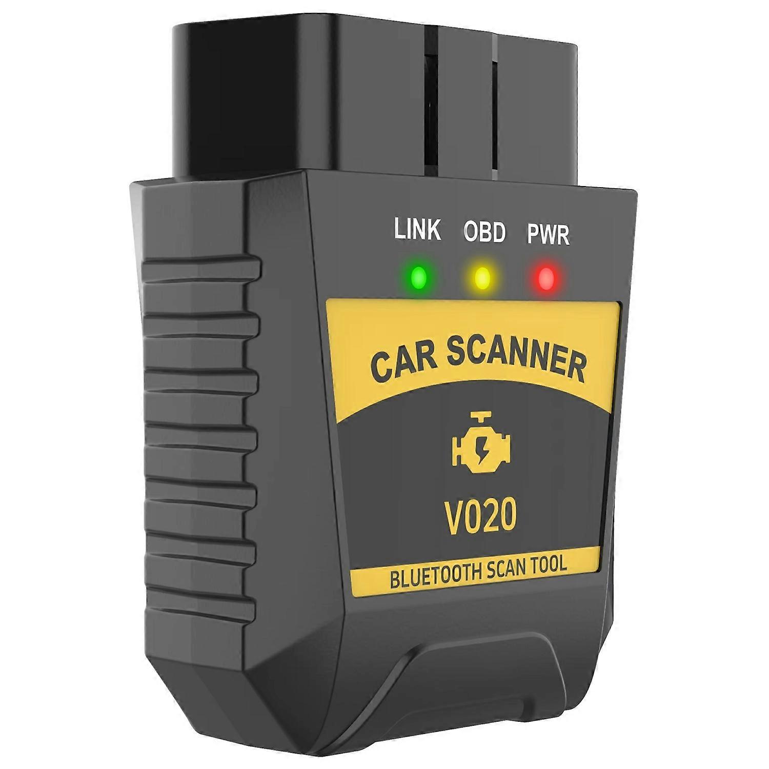 V020 Bluetooth-compatible OBD2 Scanner ELM327 Car Diagnostic Tool Battery Tester Engine Fault Code R