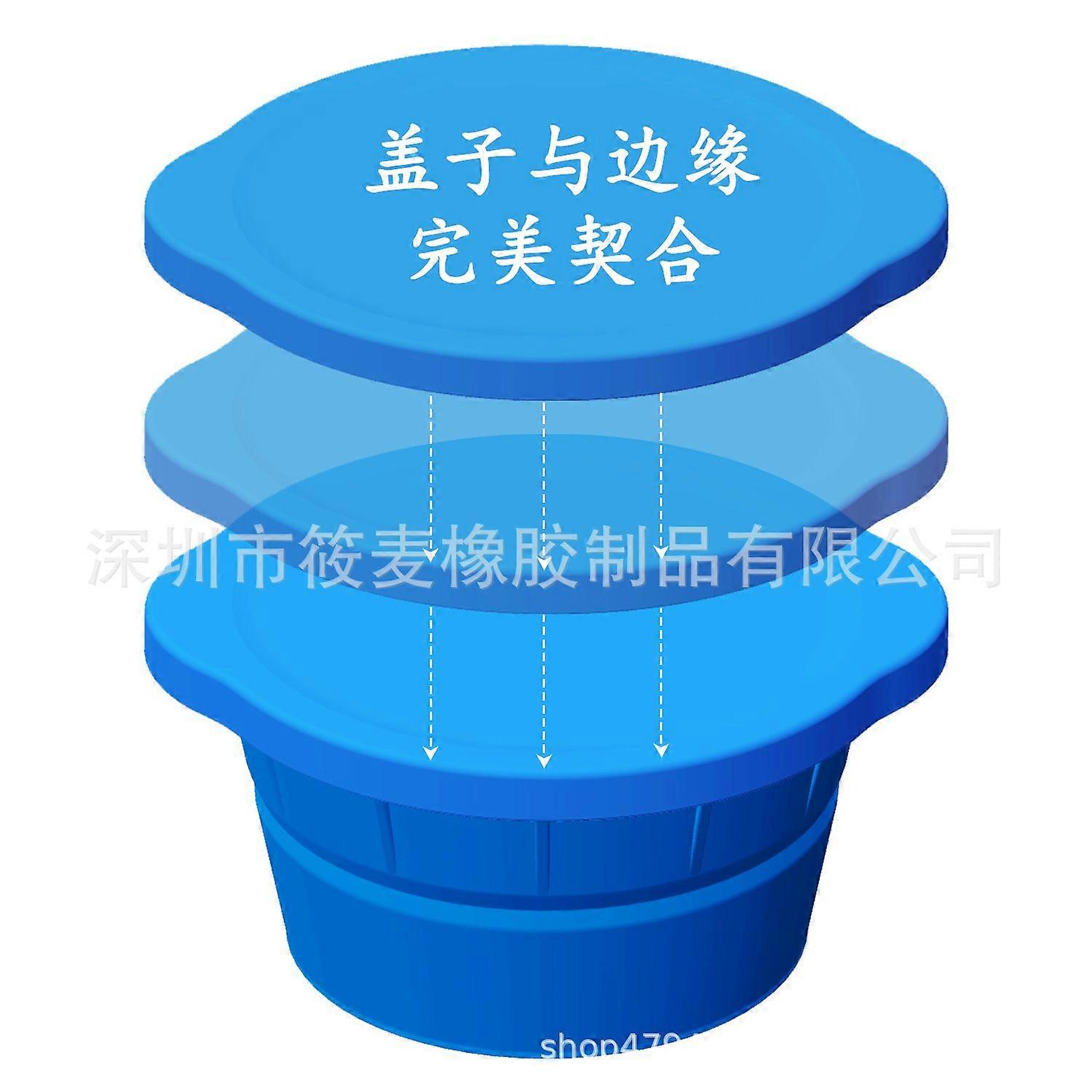 Round Ice Cube Mold: Extra Large Round Ice Cube Mould with Lid 8lbs - Reusable Silicone Mold  for Cold Plunge Parties Coolers Easy Release & Foldable