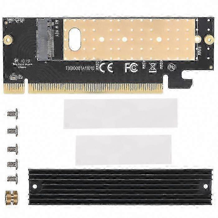 High-Speed M.2 PCIe 4x SSD Expansion Card - NGFF SSD Adapter for Compatible Hard Drives