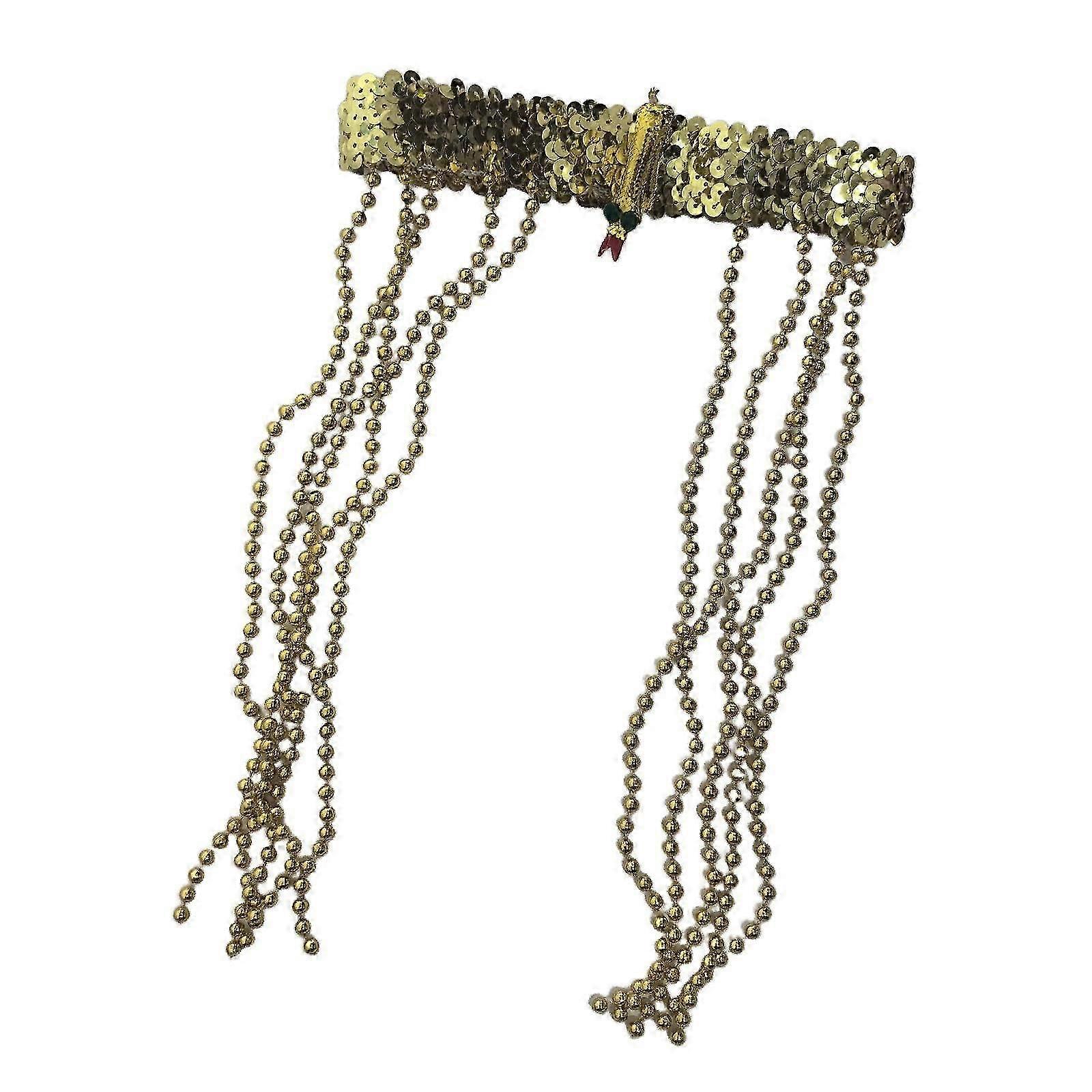 Snake Headpiece Dress up Beaded Headband for Stage Performance Role Playing Show