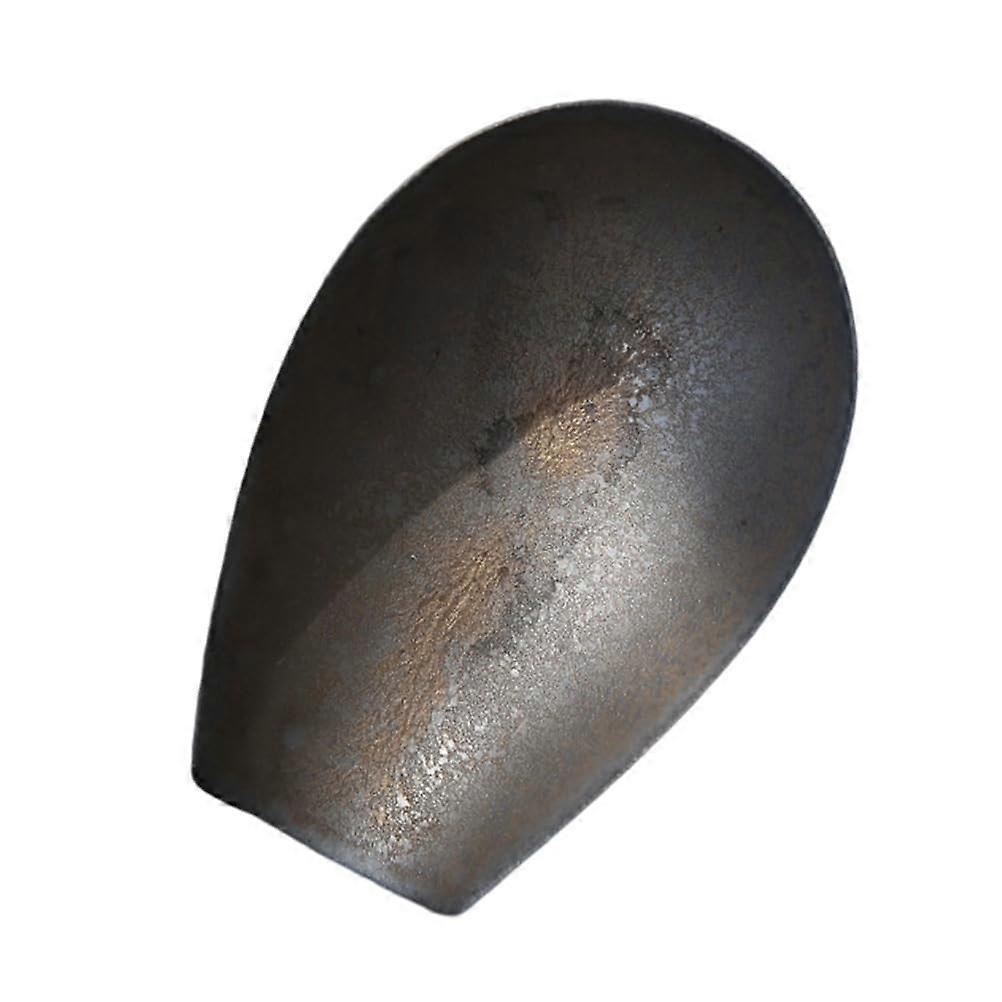 Ceramic Tea Container with Vintage Chinese Tea Scoop, Durable High-Ceramic Material, Simple Design for Home Office Use