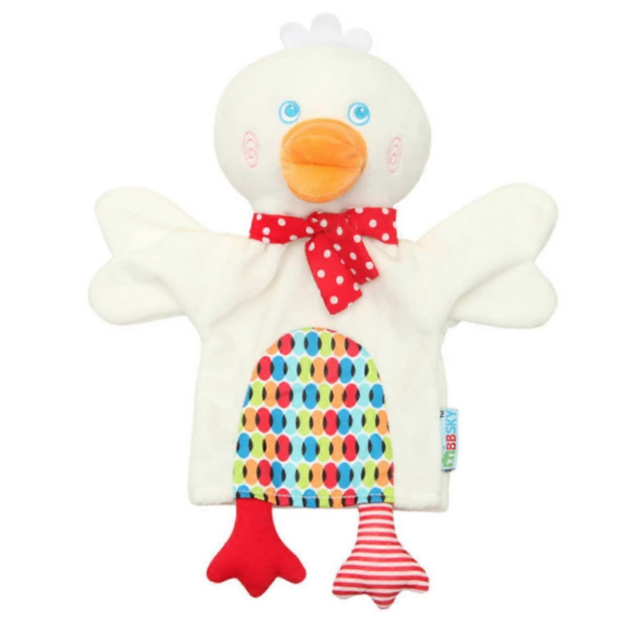 Duck Hand Puppet for Kids - Soft Safe Toy for Creativity, Fine Motor Skills, and Language Development Ages 3 and Up