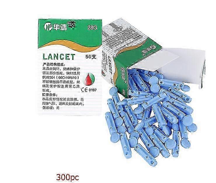 100/300pcs 28G Sterile Disposable Blood Lancet Needles With Pen Device For Safe And Painless Glucose Testing At Home