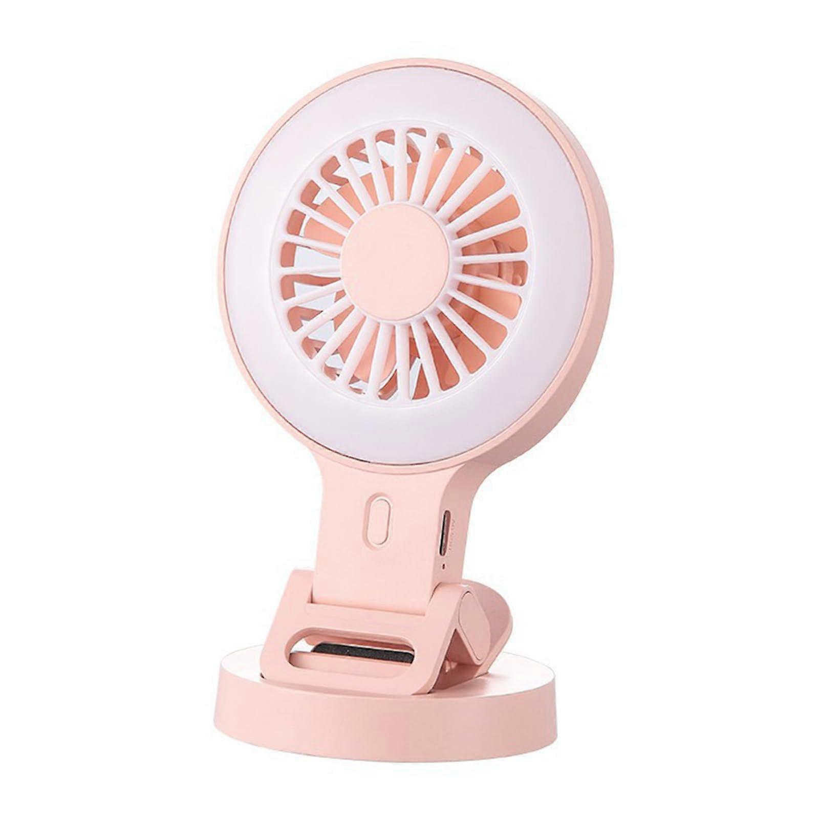 Travel Fan With Rechargeable Battery And Flexible Angles Adjustment For Photos Camping Office Environment Mobile Devices Rechargeable Clip On Fan