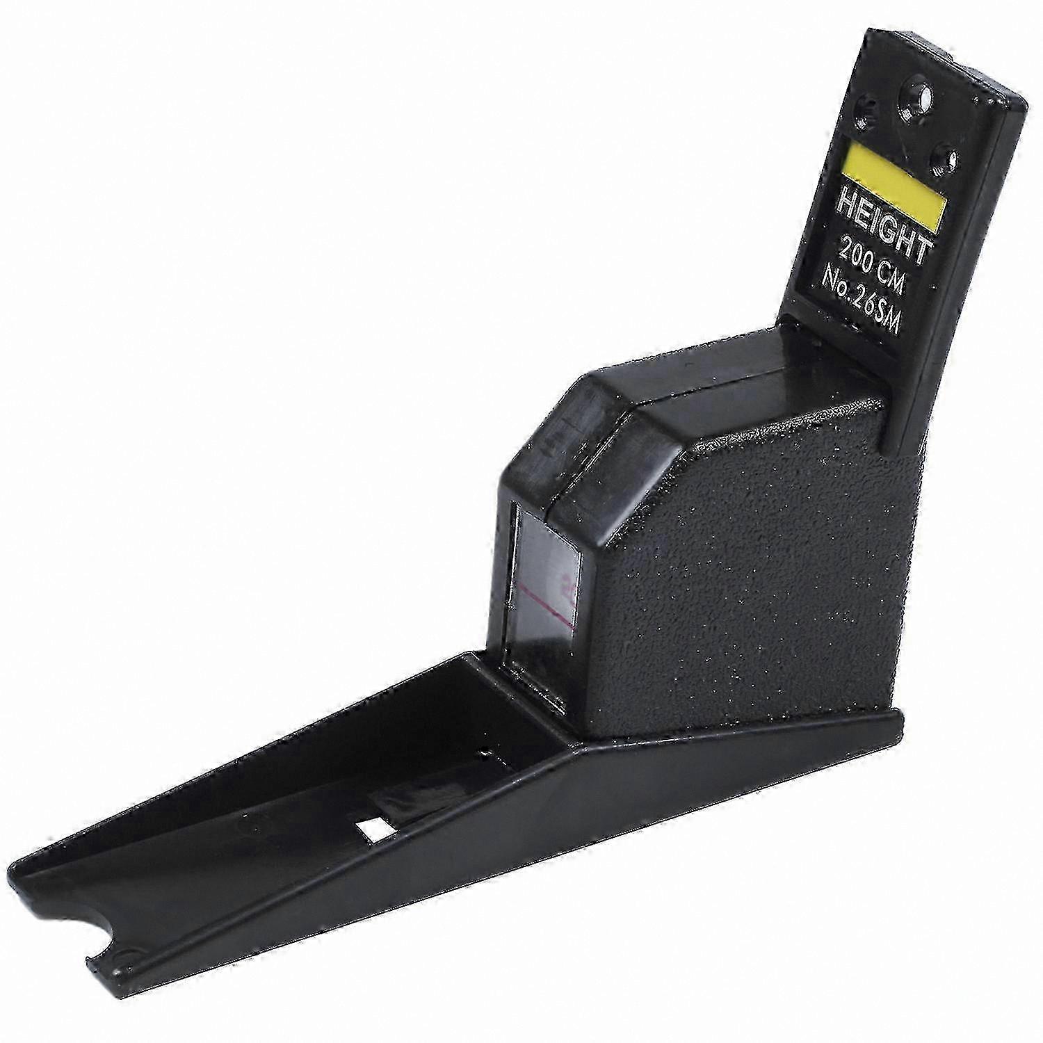 Wall-Mounted Height Measurement Ruler in Black, 200cm Metric Scale for Growth Tracking and Health Monitoring