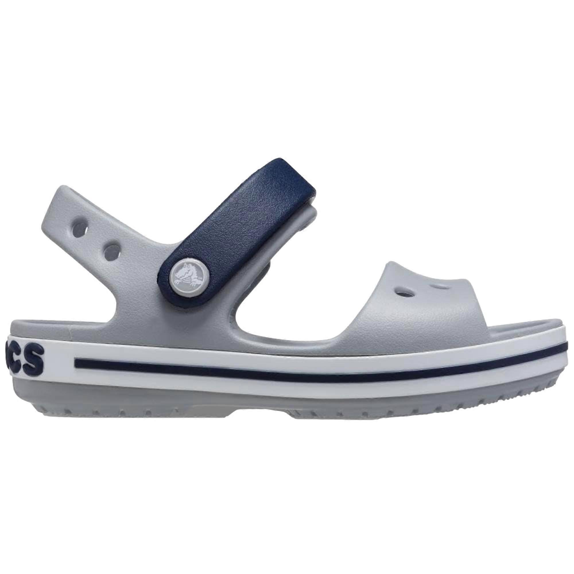 Crocs Crocband Sandals Light Grey / Navy 12856 Pre-School