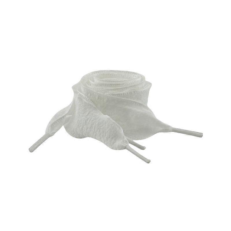 2 pairs of ruffled shoelaces: 2.5cm wide fishtail ruffled flat sneaker laces