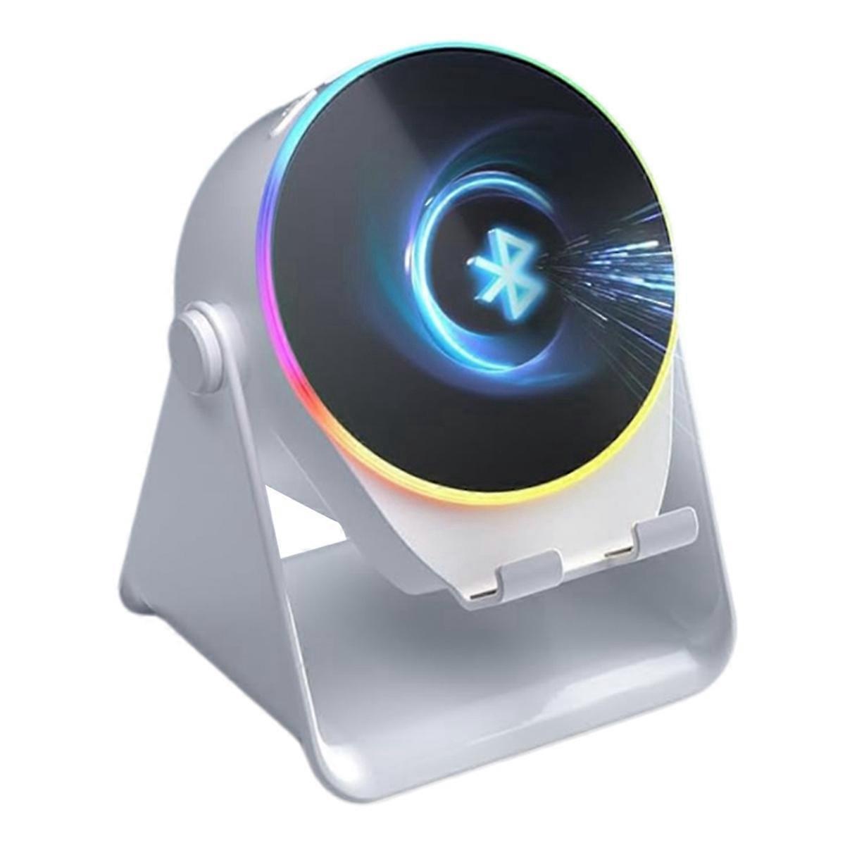 Wireless Induction Speaker,Cell Phone Stand with Bluetooth Speaker A