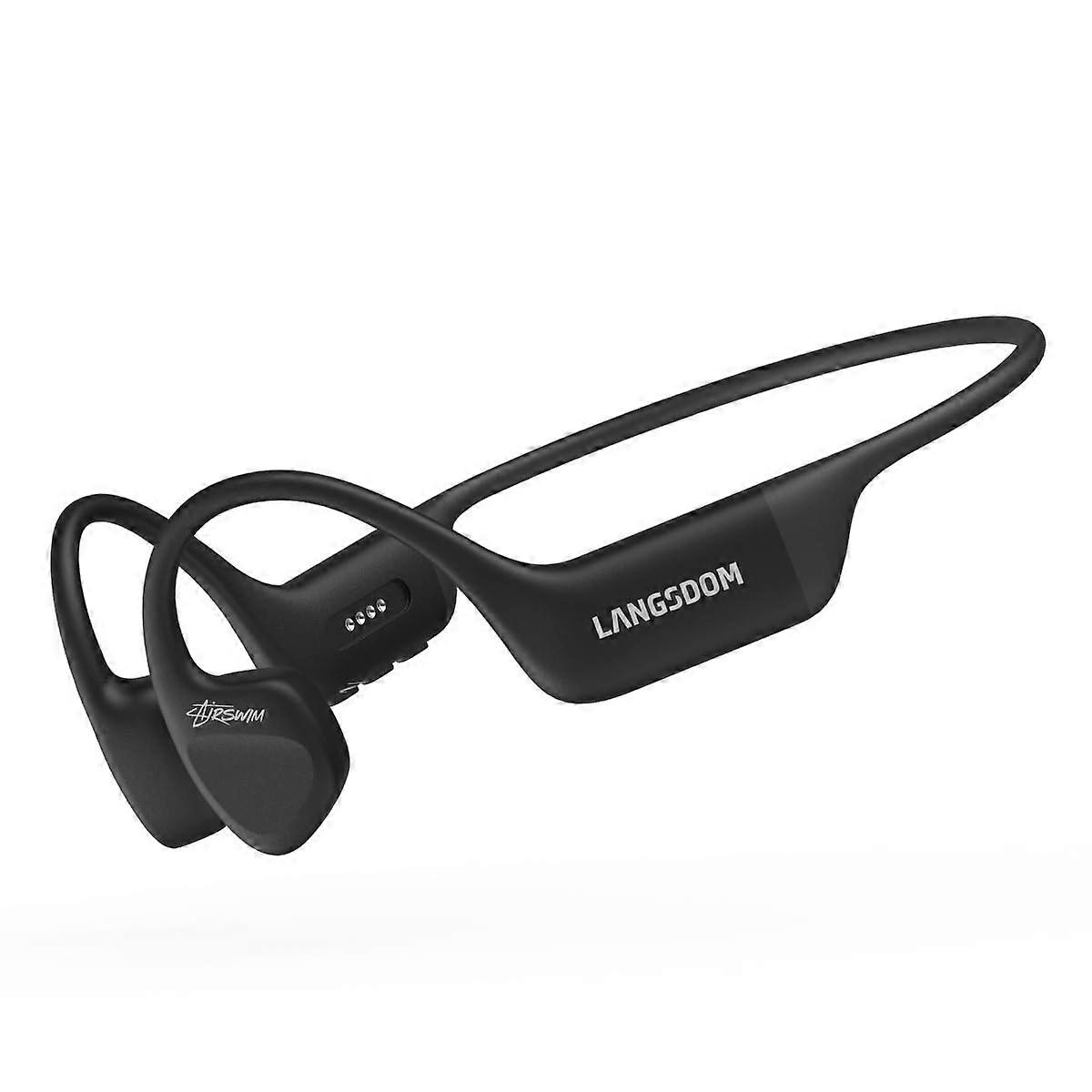 LANGSDOM BE15 Bone Conduction Bluetooth-compatible Open Ear Headphones Built In 32G Storage