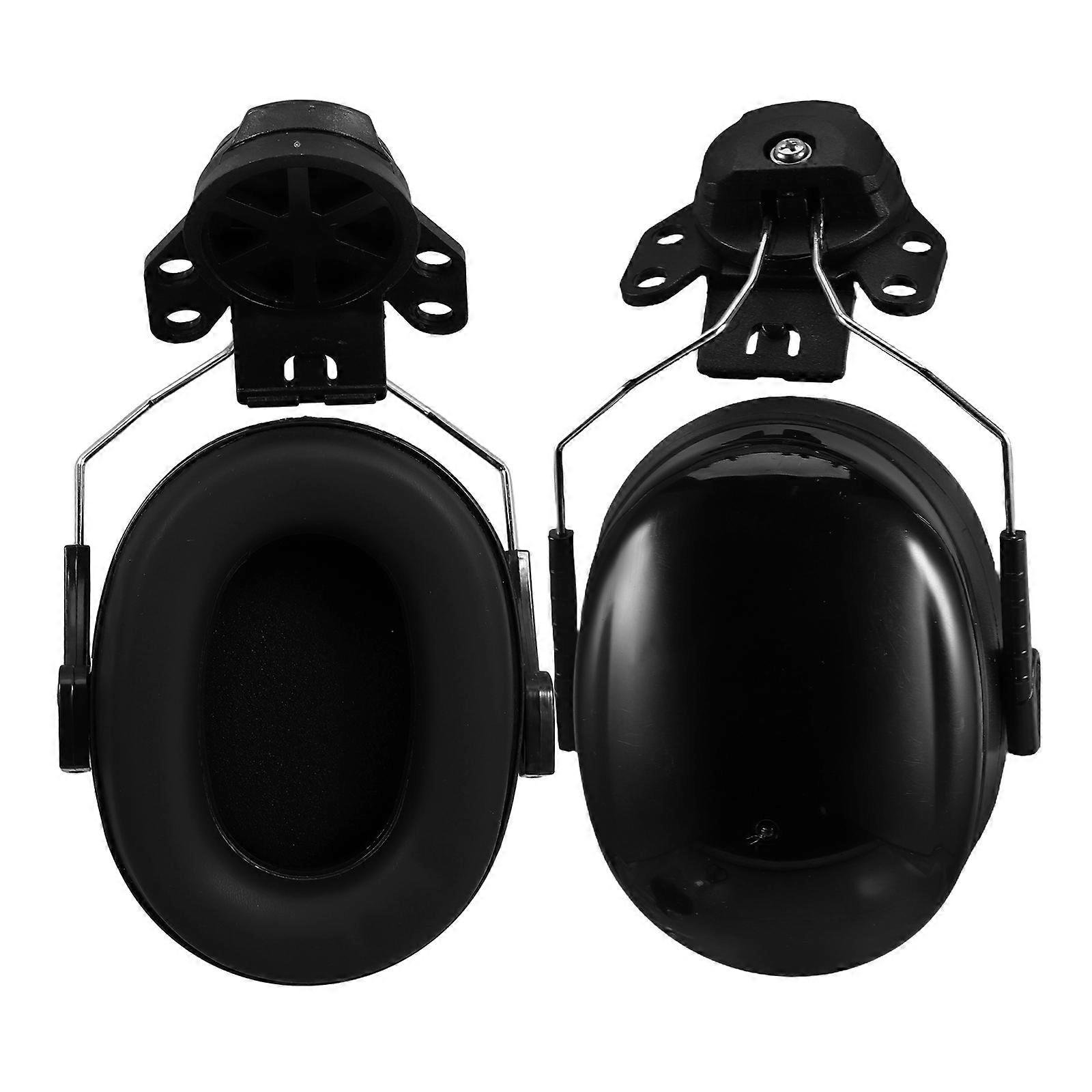 Noise Canceling Ear Muffs for Hearing Protection – Anti Noise Headphones for Work, Drumming & Loud Environments – Black