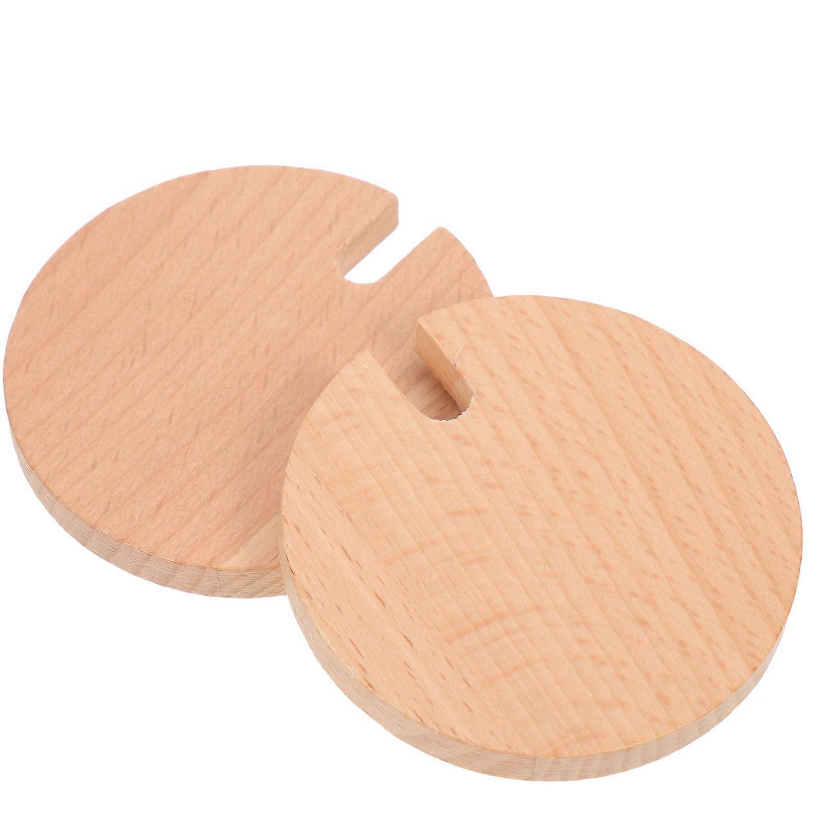 Wooden Sensory Toy for Kids Beige Color Lightweight Portable with Reasonable Size 4.5x3.2 Inches