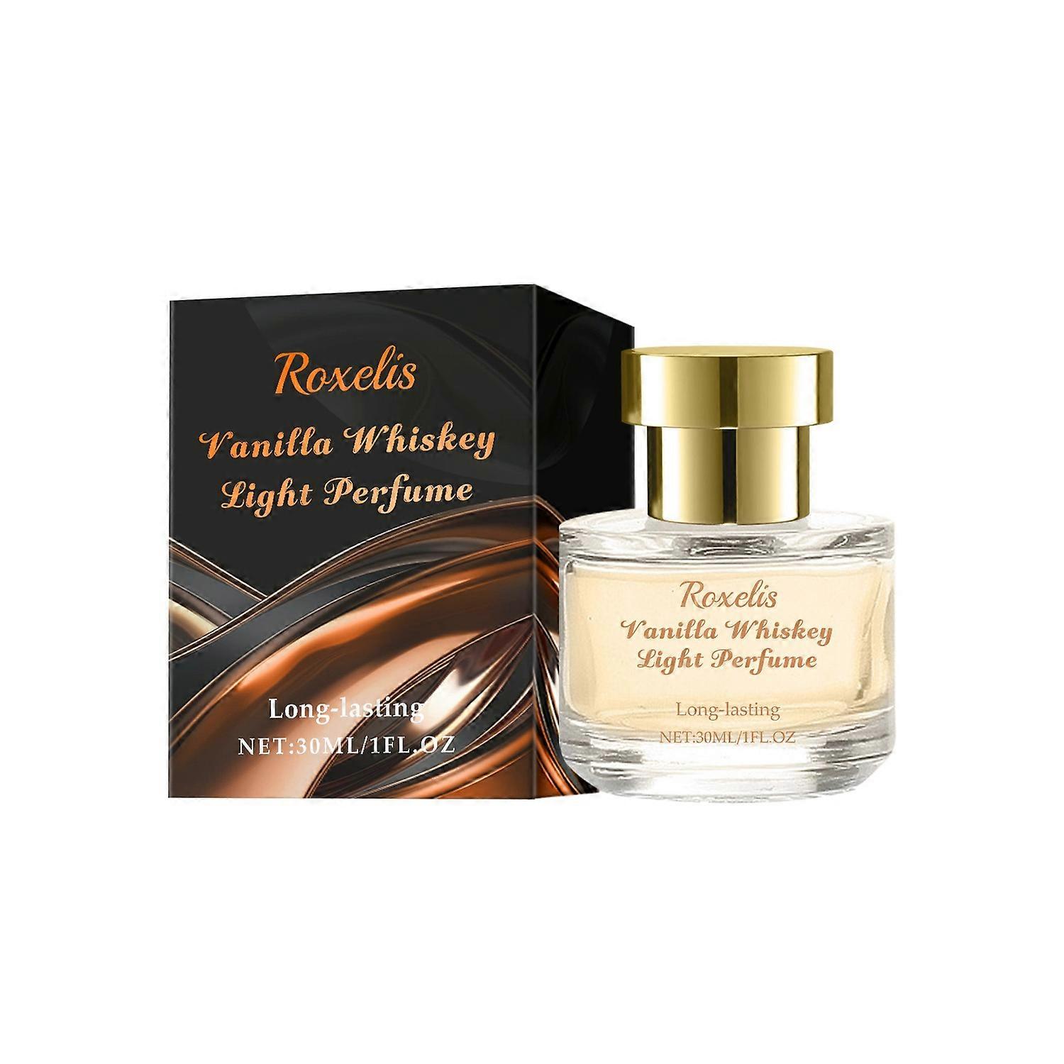 1-6x ROXELIS Vanilla Whiskey Eau de Toilette 30ml Natural Fresh Perfume Spray Fruity Fragrance Long