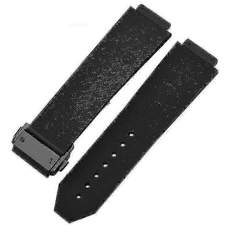 Bransoleta z paskiem do zegarka z gumy silikonowej ze składaną klamrą do zegarków Hublot Big Bang i Classic Fusion.