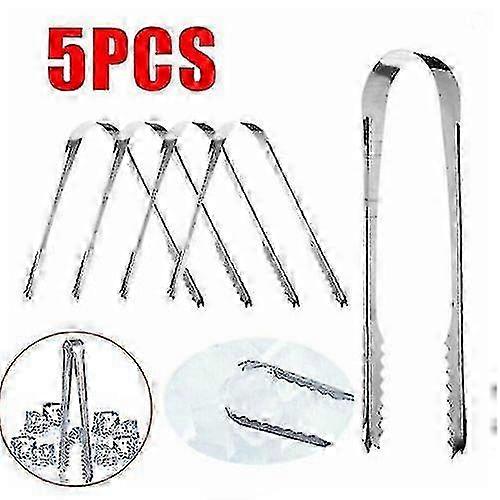 Wedding Candy Buffet Scoop and Ice Cube Tongs Tools - 5 Piece Set for Parties and BBQs