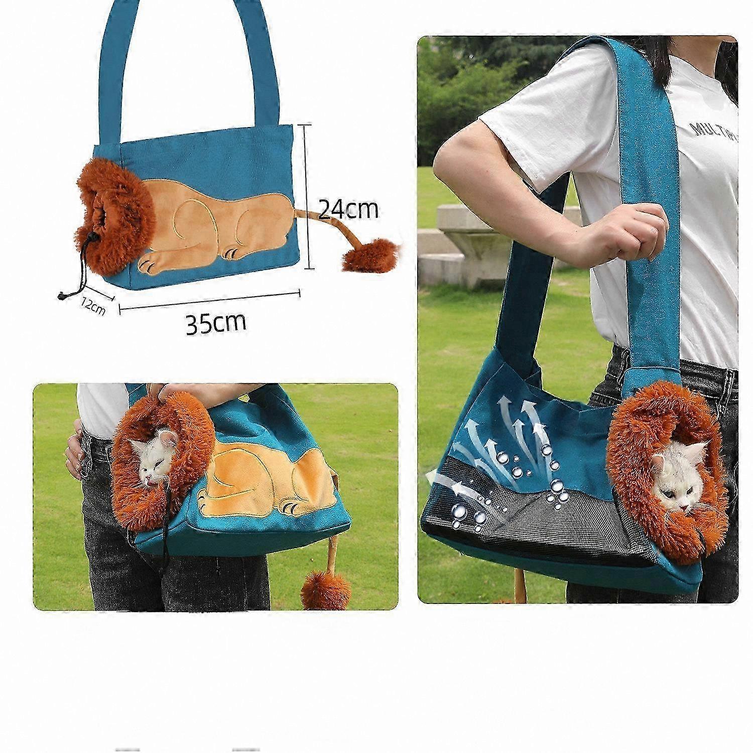 Soft Travel Bag for Cats and Small Dogs, Comfortable Pet Carrier for Easy Transport and Durable Use