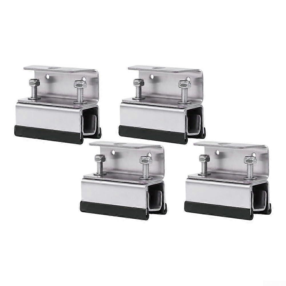 Roof Rack Kit for Vans, Stainless Steel Brackets, 4Piece Set, Secure Equipment and Solar Panel Support, Vans Compatible