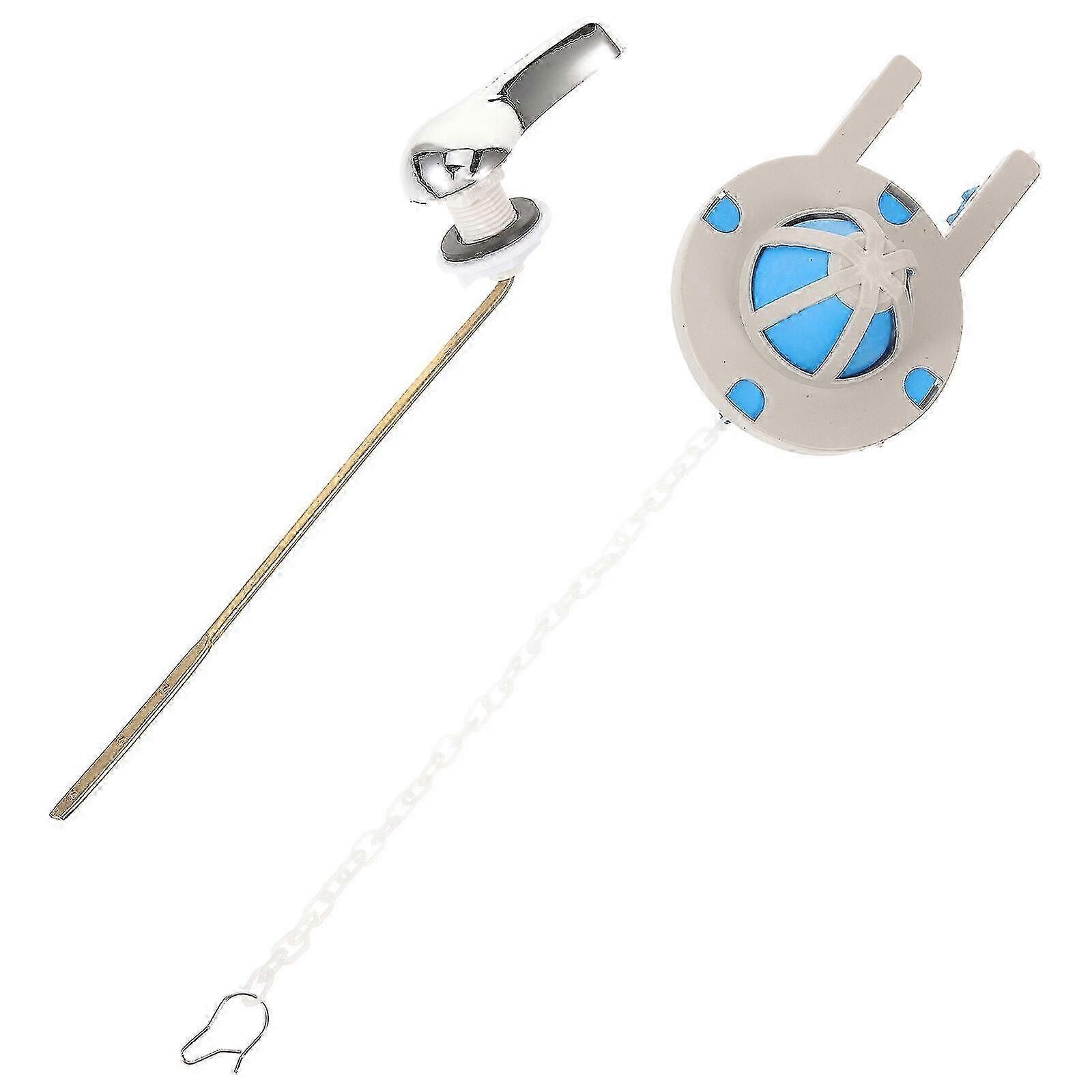 1 Set Toilet Flapper Replacement Kit Toilet Handle Tank Flush Lever...