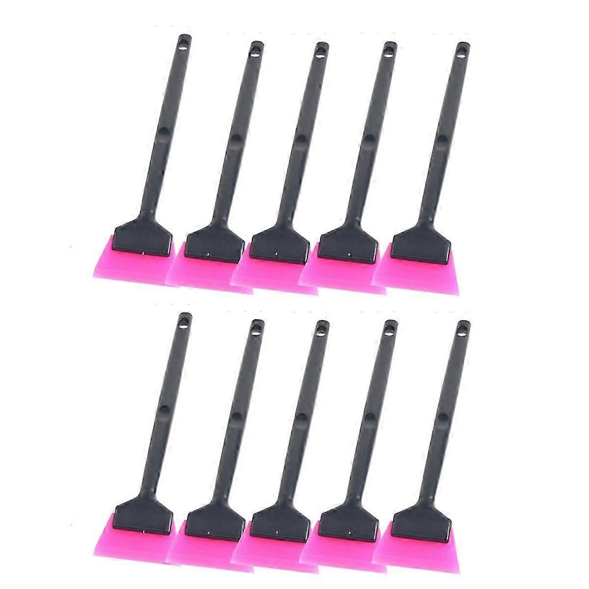 10Pcs Car Long Handle Window Film Scraper Window Cleaning Squeegee Car Clothing Installation Scraper
