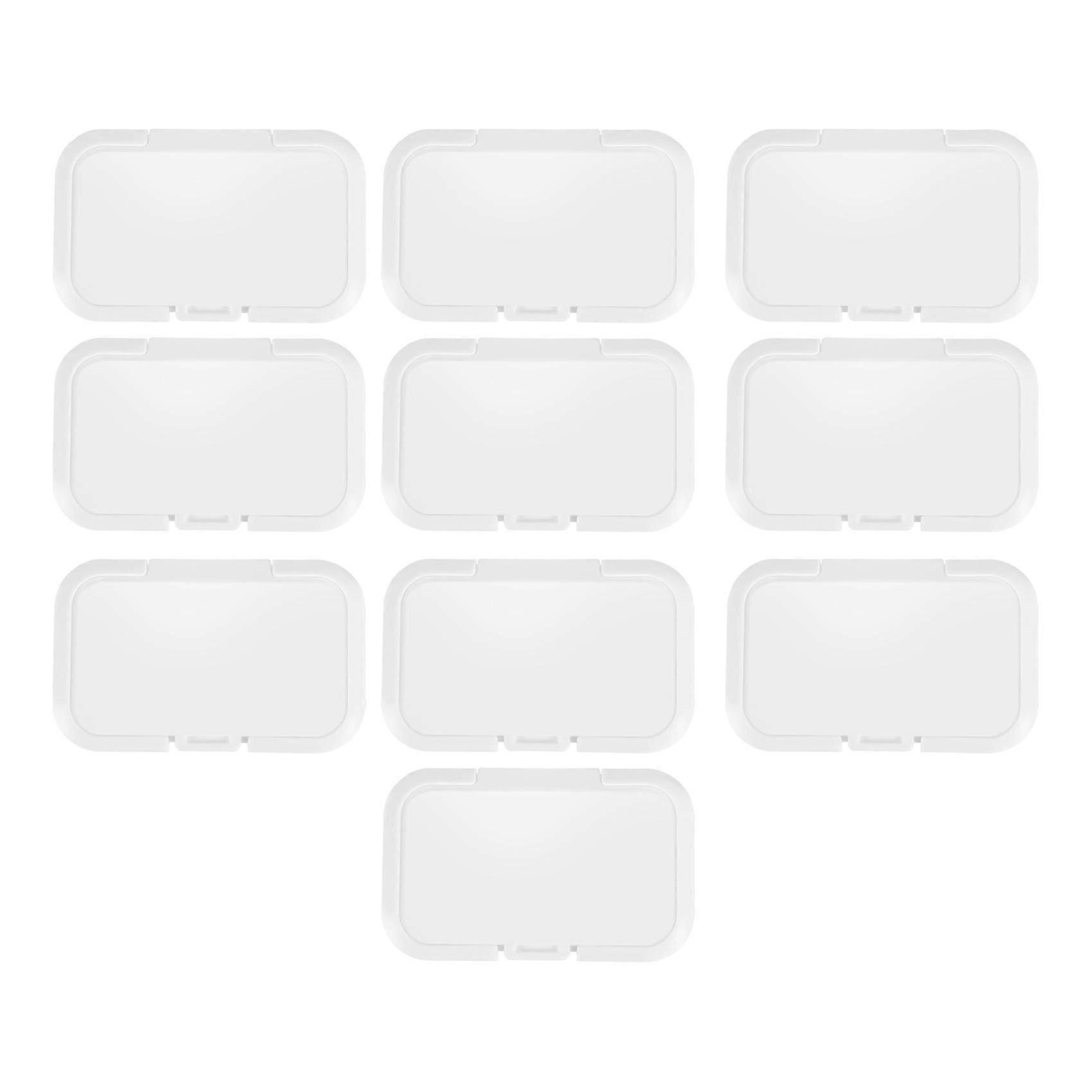 10pcs μωρομάντηλα καπάκι επαναχρησιμοποιήσιμη υγρή κάλυψη μαντηλάκια