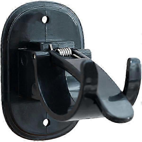 Curtain Rod Brackets, Curtain Rod Holders for Wall - Heavy Duty Curtain Hooks No Drilling - Rod Support Hooks Cs fast