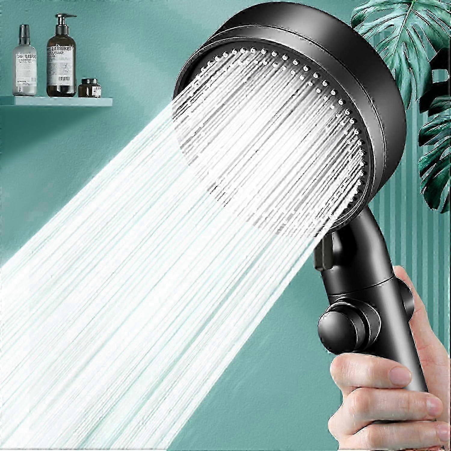 Showerhead, High - Pressure, Multiple Spray Modes, Hand - Held Design for a Refreshing Shower Experience