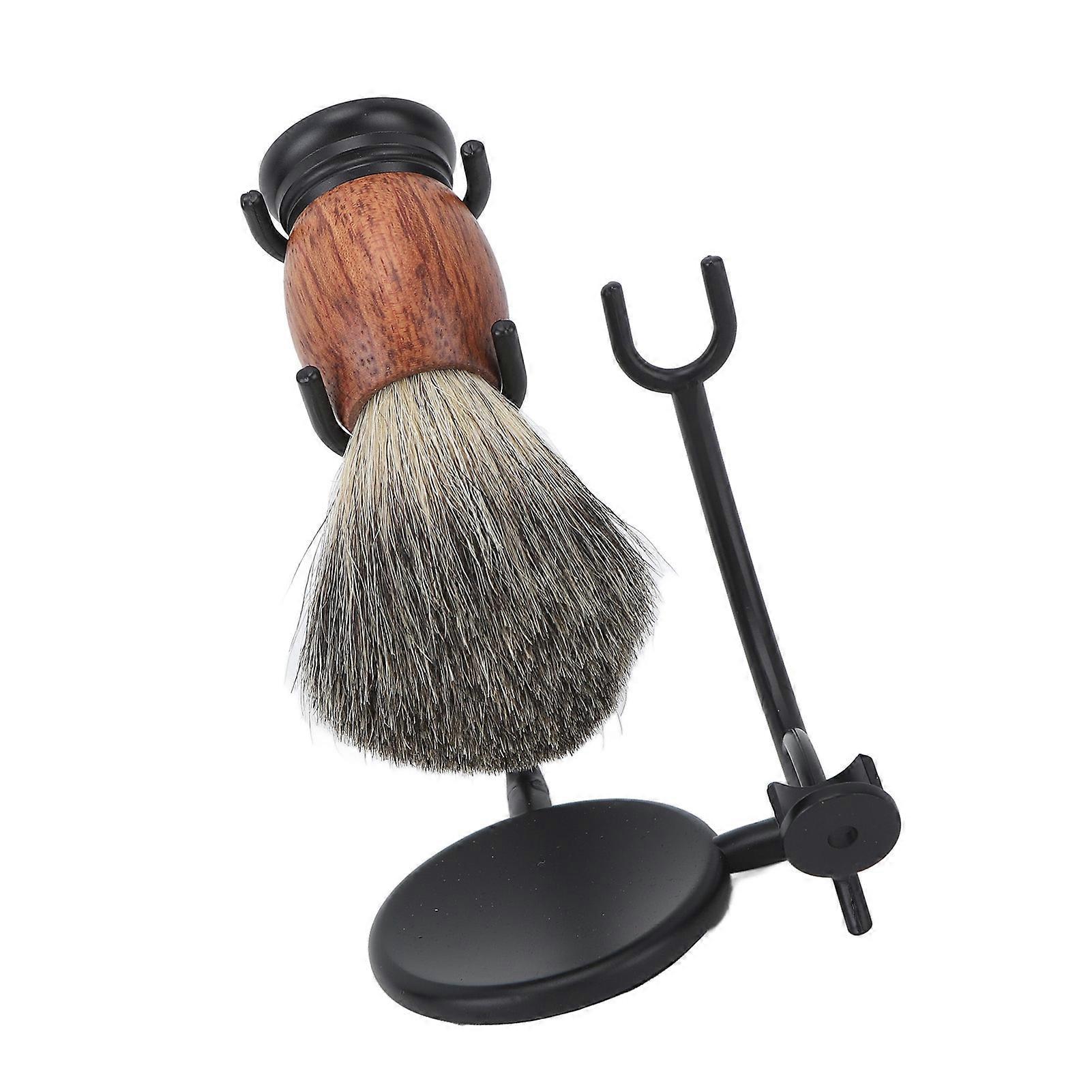 Beard Shaving Tool Set with Brush, Soap Bowl & Shaver Holder