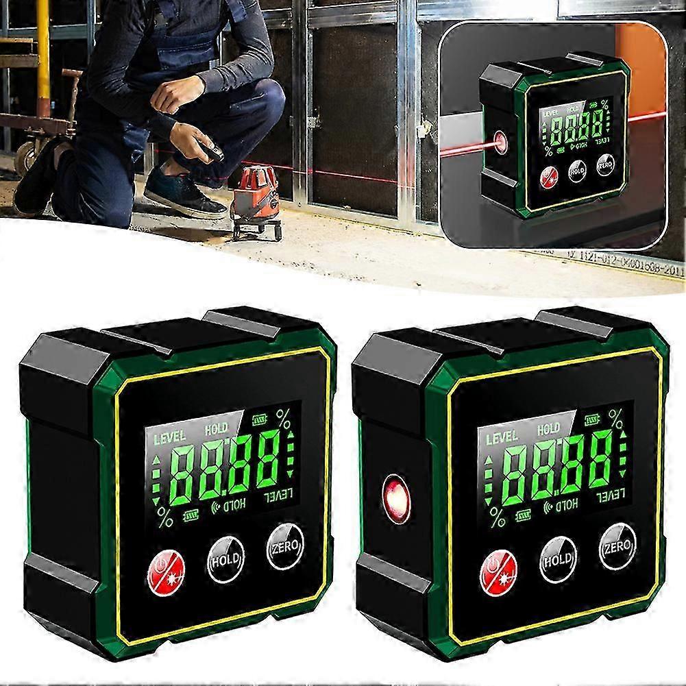 Digital Angle Gauge Magnetic LCD Digital Level Tool, 2025 New Digital Angle Finder Tool, Protractor Inclinometer Angle Measuring Tool