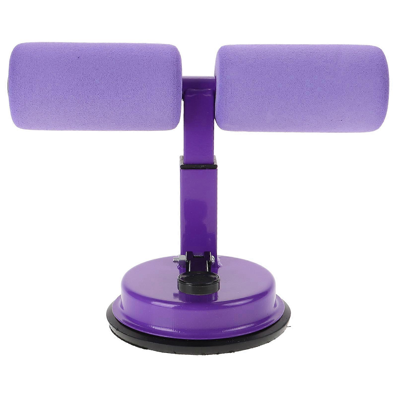 Sit Up Exercising Tool Suction Cup Sit-Up Bar Abdominal Exercise Steel Pipe Ergonomics Design Flexibility Enhancement 1Pcs