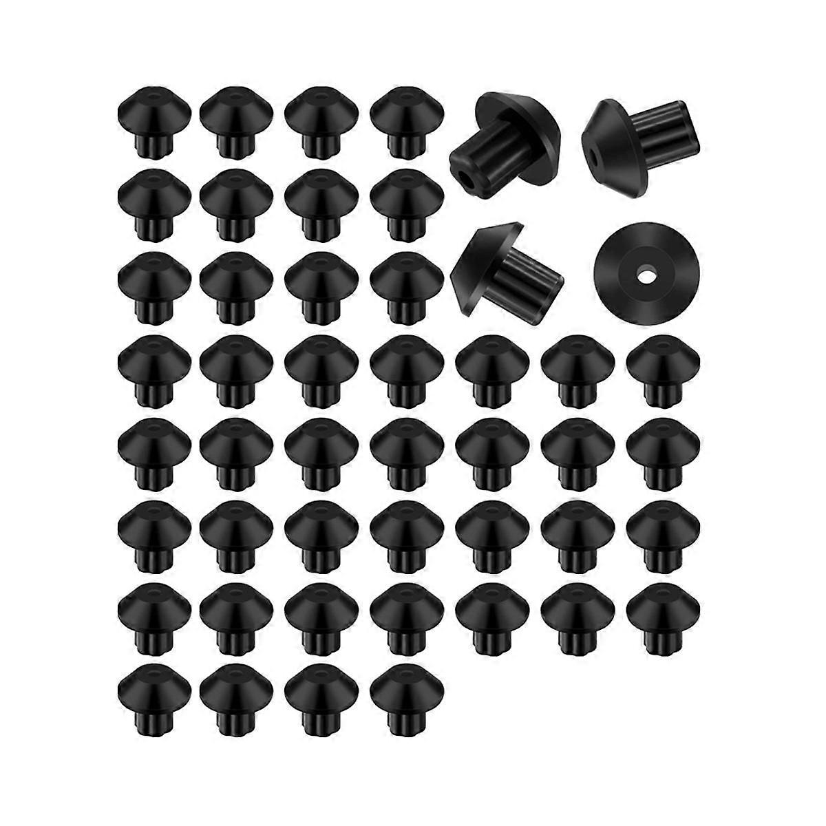 48 Pcs Rubber Grate Feet Rubber Foot Replacements Compatible with WB2K101 Gas Range Burner Grate Re