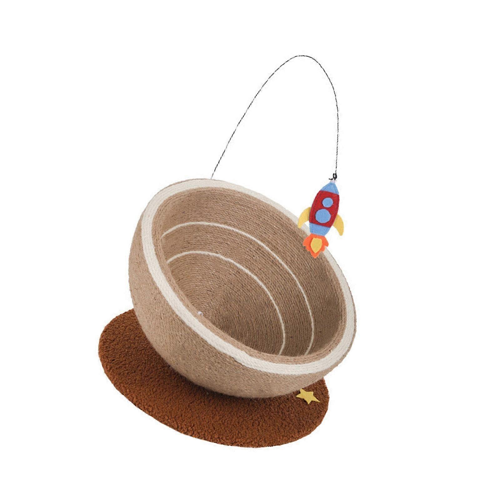 Cat Scratcher Bed Flannel For Small Medium Large Cats Sleeping With Toy