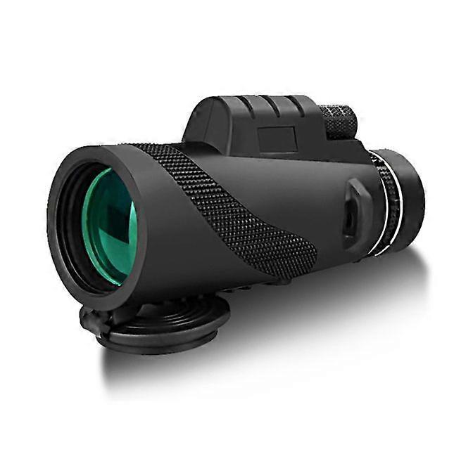 12X50 HD Monocular Telescope, High Powered BAK-4 Prism and FMC Lens Compact Monoculars for Adults, Larger Vision for Bird Watching Hunting Hiking(Blac