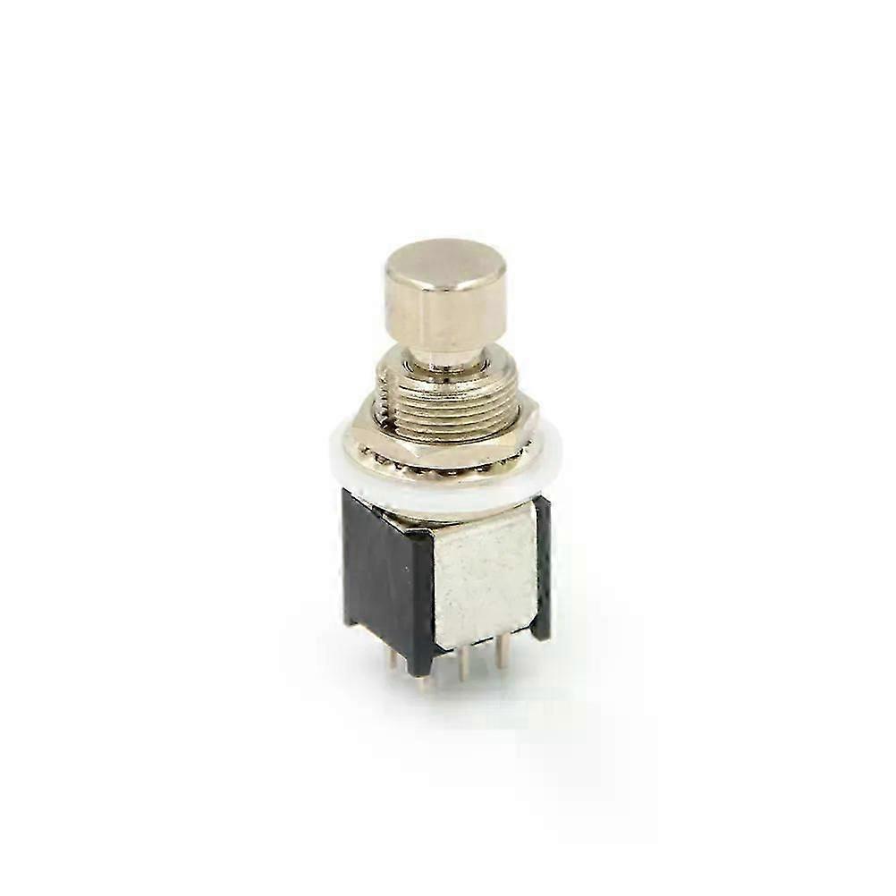 Hot Mini DPDT Latching ON/ON Guitar Effect Push Button Stomp Pedal Foot Switch