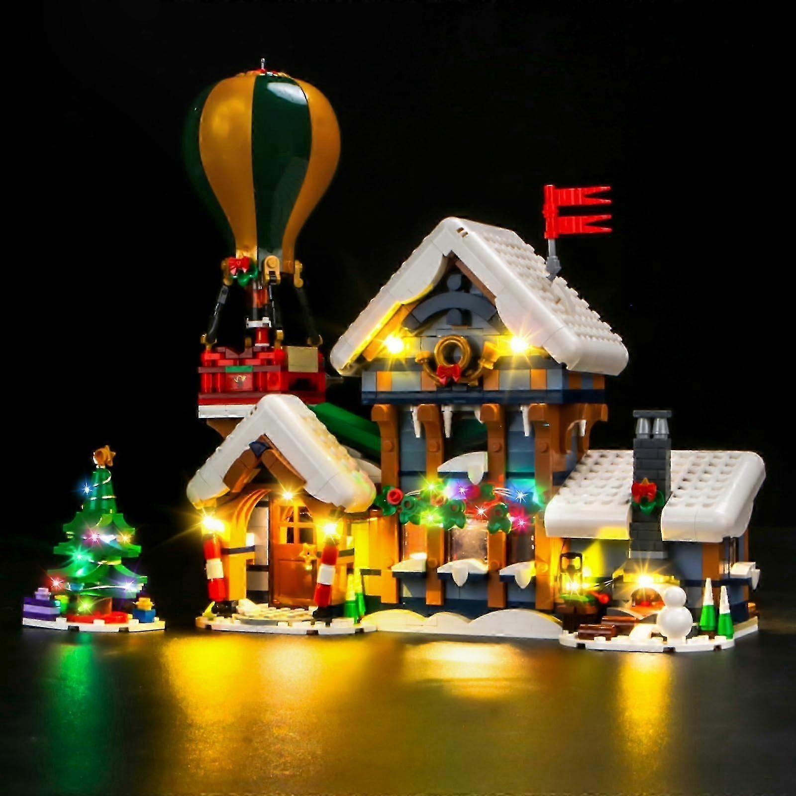 Lighting Kit Compatible with  Santa's Post Office, Accessories for  10339 Set, Upgraded LED Lights Only (No Models Included)