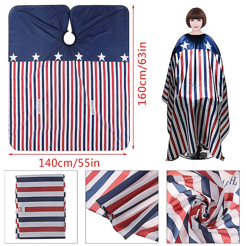 Blouse / Tablier Imperméable Pour Coiffure Adulte - Coupe De Cheveux, Barber, Nylon Multicolore, Neuf