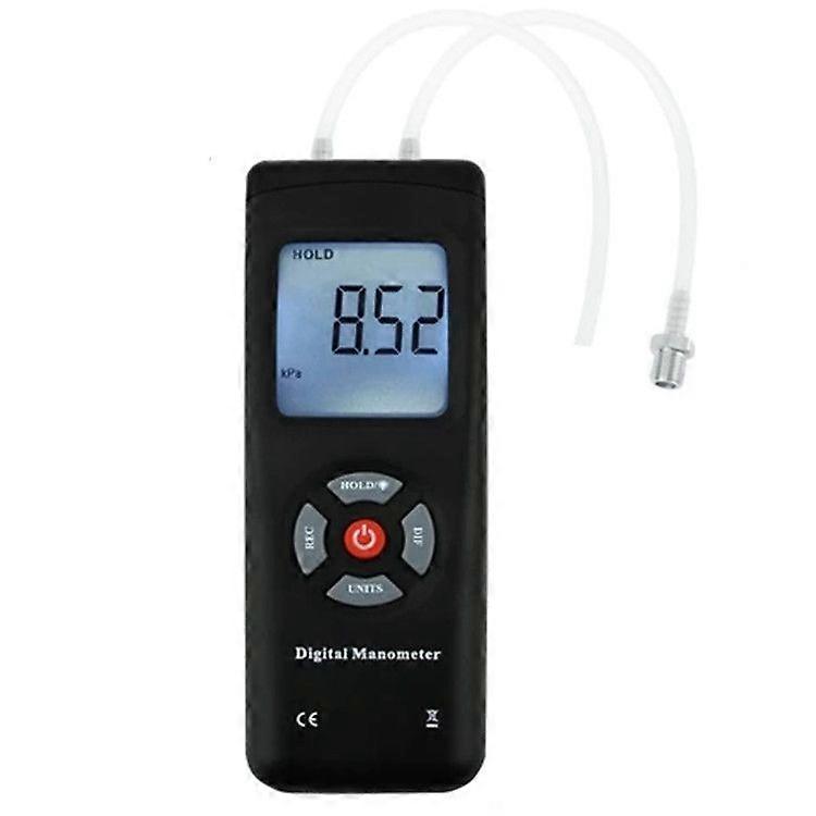 Digital Manometer, Vacuum Held In Portable Air/Gas Pressure Measuring Meter