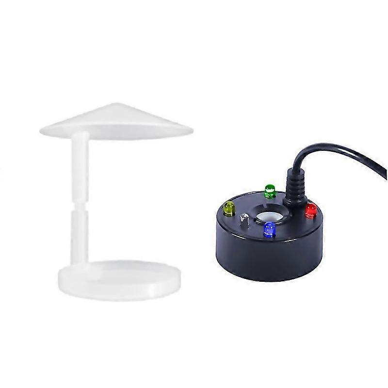 Pour USB 4 Led Brume à ultrasons avec garde d’éclaboussures Fontaine intérieure Eau Reptile portable