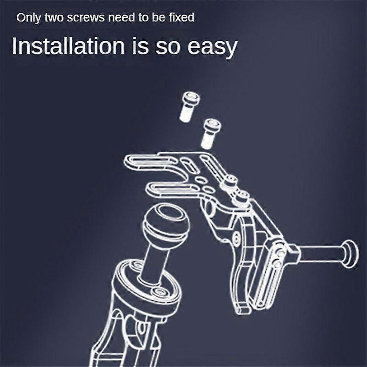 Adjustable Shutter Extension Rod for Diving Camera Bracket, Black