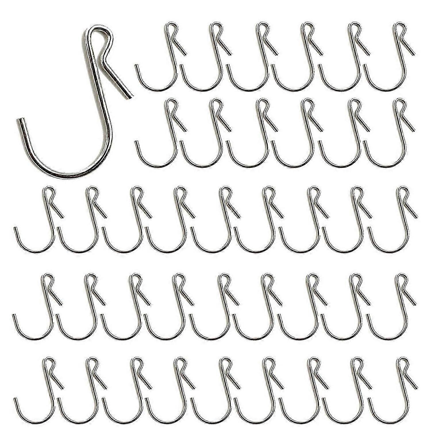 100PCS Gutter Hang Hooks Christmas Lights Ornament Hook Light Clips