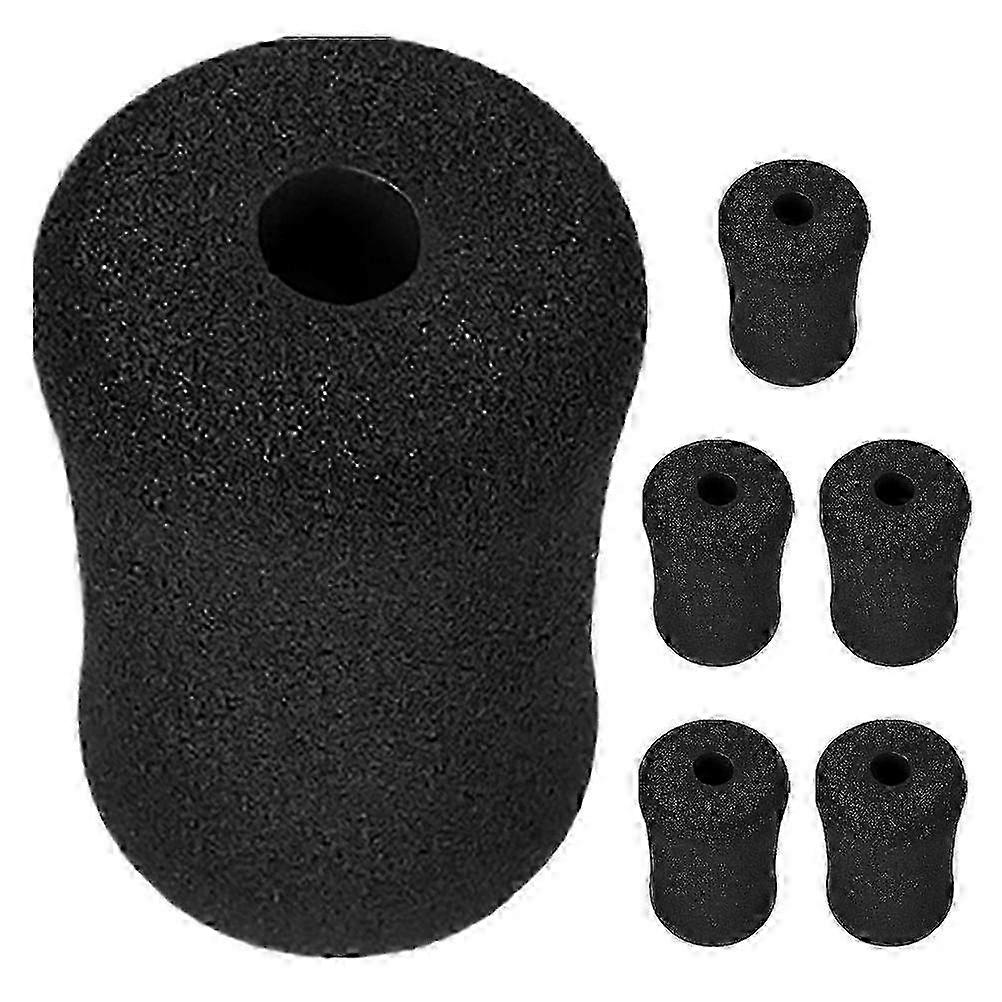 6pcs Foam Foot Pads Roller Buffer Tube Cover Home Gym Exercise Equipment Replacement Pads for Leg Extension Weight Bench